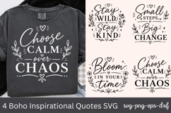 Boho Inspirational Quotes SVG Product Image 1