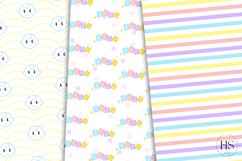 Baby Digital Paper, Rainbow Patterns, Baby Shower Pattern Product Image 2