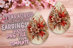 Lovely Teardrop Design for DIY Projects , Autumn Flower Product Image 1