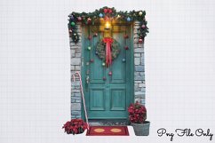 Christmas Door Sublimation Clipart PNG Product Image 1