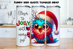 Funny bird quote Tumbler Wrap|PNG, 20 oz. Product Image 1