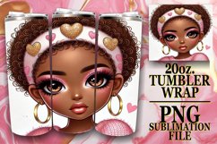 ENCHANTING VIBES 20oz TUMBLER WRAP, Love Girl Product Image 1