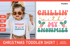 Funny Christmas Toddler Shirt Quote SVG | Snowmies Product Image 1
