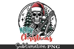 Merry Christmas - Skeleton Sublimation, High Quality 300 Dpi Product Image 1