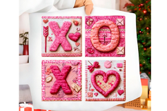 Glitter XOXO Valentine’s Day PNG Product Image 1