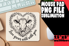 Radiant Mouse Mat Design Ideas, Cute Cow Product Image 1