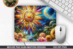 Mouse Pad Sublimation, Summer Mouse Pad PNG Design Product Image 1