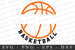 Basketball Monogram SVG | SVG Cut files | Cricut Product Image 1