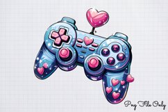 Valentine Game Controllers Sublimation Clipart PNG Product Image 1