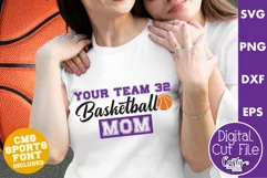 Basketball Svg | Basketball Mom Svg | Basketball Mom Shirt Product Image 1