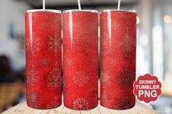 Christmas Red Tumbler | Christmas Tumbler Wrap Product Image 1