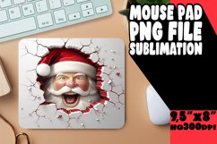 3D Wall Christmas Spectacle Mouse Pad Product Image 1