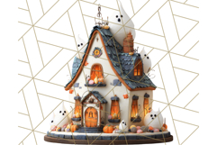 Realistic Halloween Cake Clipart PNG, Spooky Desserts Product Image 4