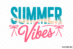 Summer Vibes Svg Design | Svg Files for Cricut Product Image 1
