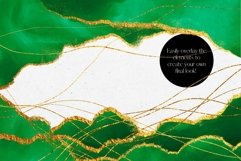 Gold and Green Watercolour Borders Product Image 3