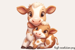 Mothers and Babies Nursery Animals PNG Product Image 1