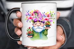 Watercolor Garden Gnome PNG Clipart Product Image 3
