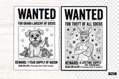 Wanted Animals PNG - Animals Clipart Product Image 1
