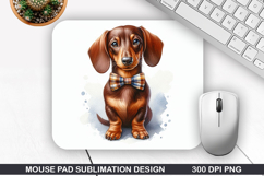 Funny Dog Mouse Pad Sublimation, Animals Mouse Pad PNG Product Image 1