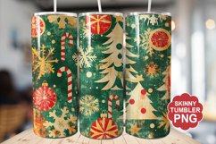 Christmas Tree Tumbler | Christmas Tumbler Wrap Product Image 1