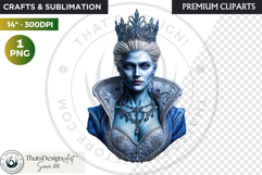Fantasy Ruler Clipart PNG, Fantasy King &amp; Queen Portrait Product Image 1