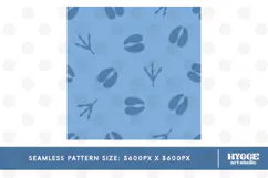 American 4th of July Hoofs and Hen Prints Seamless Pattern Product Image 2