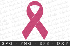 PInk Ribbon PNG | Breast Cancer Awareness Png Product Image 1