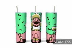 Dogs Tumbler Sublimation | 20 oz | Taper | Straight Product Image 17