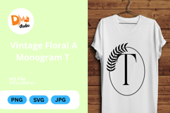 Vintage Floral Monogram Product Image 1