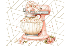Cottagecore Kitchen Mixer, Apron PNG Clipart, Retro Floral Product Image 4