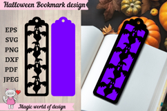 Halloween Bookmark SVG, Paper Cut Files Product Image 2