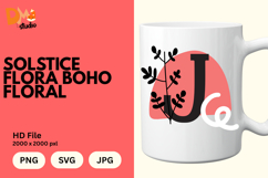 Solstice Flora Boho Floral Monogram Product Image 1
