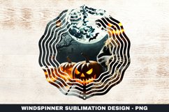 Halloween Wind Spinner Sublimation Design Product Image 1