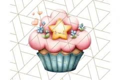 Princess Tea Party PNG Clipart with Teacups & Fancy Treats Product Image 4
