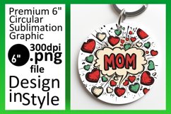 Mother's Day Round Sublimation Showcase Product Image 1