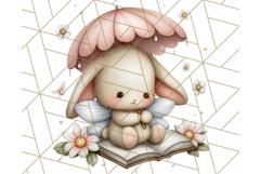 Forest Fairy Garden Creatures PNG, Whimsical Woodland Art Product Image 4