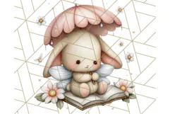 Forest Fairy Garden Creatures PNG, Whimsical Woodland Art Product Image 4