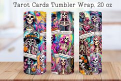 Skeleton tarot cards Tumbler wraps BUNDLE PNG, 20 oz. Product Image 23