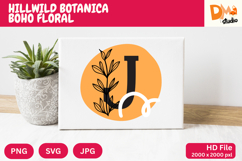 Hillwild Botanica Boho Floral Monogram Product Image 1