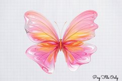 Smoke Butterflies Clipart PNG Product Image 1