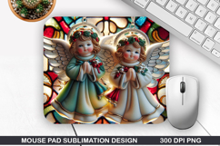 Mouse Pad Sublimation, Jesus Mouse Pad PNG Design Product Image 1