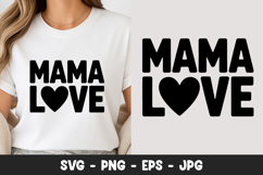 Mama Love SVG PNG Product Image 1