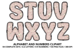 Romantic Regency Floral Alphabet PNG Letters &amp; Numbers Product Image 4