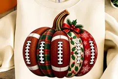 Football Pumpkin Christmas PNG, Trending Christmas PNG Product Image 2