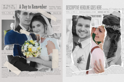 Wedding Ripped Paper Cut Photo Effect Product Image 1