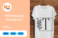 Wild Beauty Monogram Floral Product Image 1