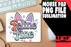 Bright DESK MAT Fun Ideas, Cat Quote Product Image 1