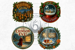 Christmas Greetings clipart PNG Set 3, Holiday Quotes wishes Product Image 7