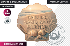 Coastline Summer Bliss PNG, Beach Quotes Clipart, Ocean Product Image 1