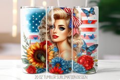 4th of july Patriotic png, 20oz Tumbler Sublimation Design Product Image 1